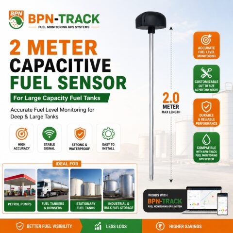 BPN-TRACK 2 Meter Capacitive Fuel Sensor for Large Fuel Tanks